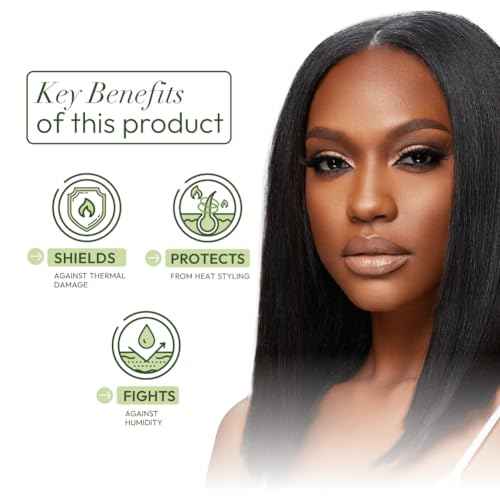 ORS Olive Oil Heat Protection Hair Serum infused with Coconut Oil for Restorative Shine 6 Ounces