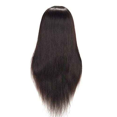 Hairingrid Mannequin Head 24"-26"100% Human Hair Hairdresser Cosmetology Mannequin Manikin Training Head Hair and Free Clamp Holder (R71906LB0218H)
