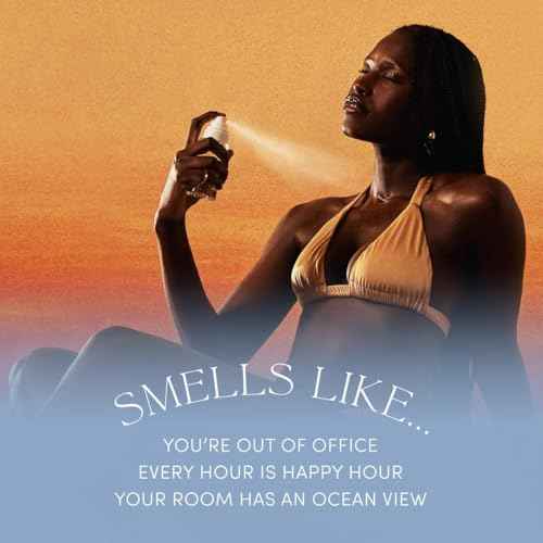OUAI St. Barts Hair and Body Mist - Tropical-Scented Hair Perfume and Body Spray - Notes of Dragonfruit, Orange Blossom, Tuberose & Musk (3.3 Fl Oz)