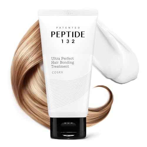 COSRX PEPTIDE 132 Hair Bond Repair Treatment - Deep Conditioner Hair Mask for Damaged, Dry Hair, Repairs Breakage & Split Ends with Collagen & Hyaluronic Acid, For All Hair Types ? 4.05 fl oz