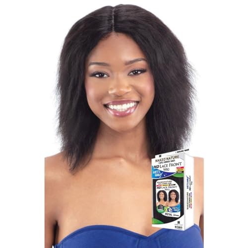 Shake-N-Go Naked 100% Brazilian Natural Human Hair Lace Part Wig - Petal (Color:NATURAL)