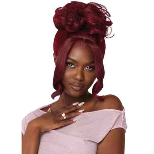 Outre Lace Front Wig - Perfect Hair Line 13X4 - Swoop Series - Swoop 6 (CARAMEL BROWN)