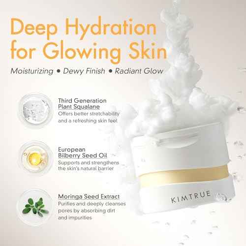 Kimtrue 3rd Generation Meltaway Cleansing Balm - Makeup Remover Balm for All Skin Types - Gently Meltaway Mascara, Eyeliner and Makeup - Oil Face Cleanser - Hydrating, Fragrance-Free - 3.38 oz