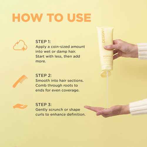 Design.Me BOUNCE.ME Curl Balm and Cream for Curly Hair with Nourishing Argan Oil | Wave, Coil, and Curl Defining Cream | Sulfate Free and Paraben Free (8.5 Fl Oz)