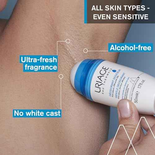 Uriage - Deodorant for Sensitive Skin 50ml, 1.69 oz- Daily Freshness - Aluminum-Free Formula - No alcohol - 24-Hour Odor Protection, Suitable for Sensitive Skin, No White Marks, Unisex Fresh Fragrance