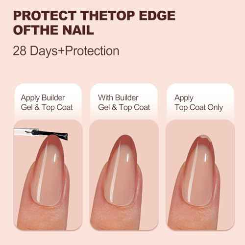 150Pcs French Gel Nail Tips Almond, Vansiho Medium Nail Tips, Pre-French Tips Press on Nails, Acrylic Fake Nails for Nail Art DIY 15 Sizes