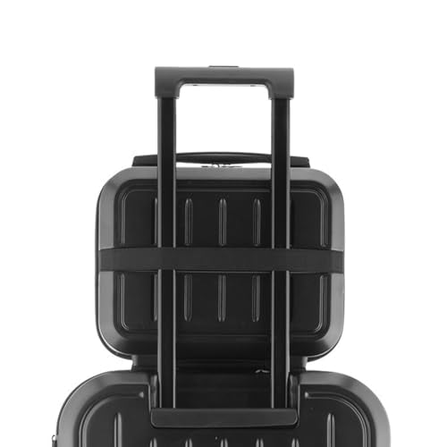Cosmetic Bag, 14 Inch Stylish and Portable Cosmetic Case for Travel (Black)