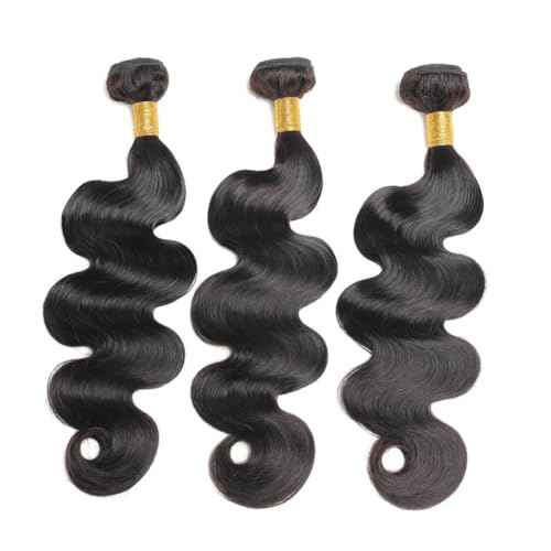 14A Human Hair Bundles 24 Inch Body Wave Bundles 100% Unprocessed Brazilian Virgin Hair 1 Bundle Body Wave Human Hair Extensions Quick Weave