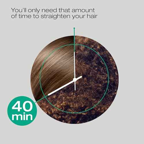 NK Hair Straightening Treatment with Keratin - 2-Step Nourishing, Reconstructing and Smoothing Formula for All Hair Types, 60ml (4oz)