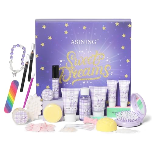 Beauty Advent Calendar 24 Days of Holiday Advent Calendar for Women, Mom, Wife, Her Holiday Gift,Pamper Kit- Unique Lavender Spa Gifts Basket Set Self-Care Spa Set ? Body Care Skin Care