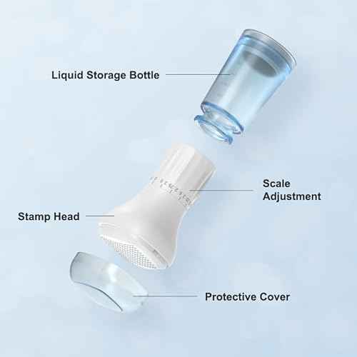 Derma Stamp: Adjustable Microneedling Roller: Microneedling Skincare tool: Micro needling hair patches tools: Hydra Derma Stamp and Serum applicator