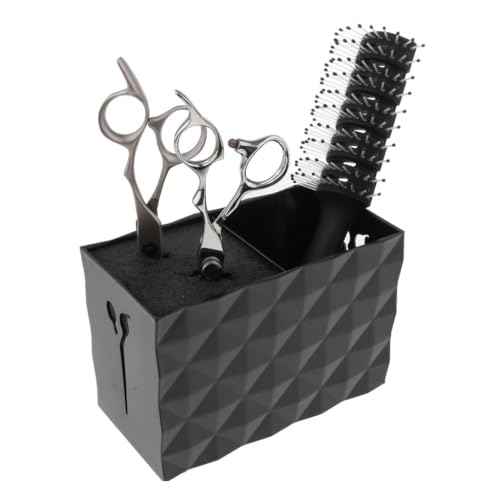 Professional Large Capacity Acylic Salon Scissors Holder Box Hairdressing Combs Clips Organizer Racks