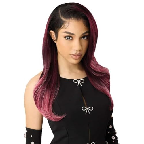 Outre Lace Front Wig -Perfect Hair Line 13X6 - True Frontal Peak Edge 708 (DRST BERRY VALENTINE)