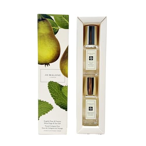 Jo Malone Travel Cologne Duo - English Pear & Freesia and Wood Sage & Sea Salt - 0.3 Fl Oz
