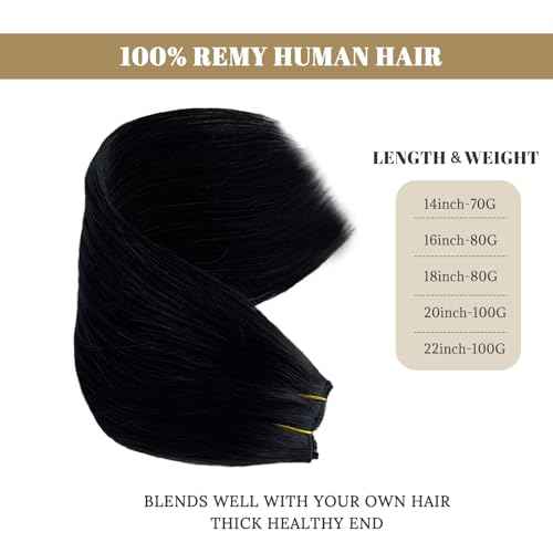 Munx Halos Wire Hair Extensions Real Human Hair Black Wire Extensions with Transparent Lines Natural Black Secret Halos Human Hair Extensions Invisible Black Hair Extensions for Women 80G 16""