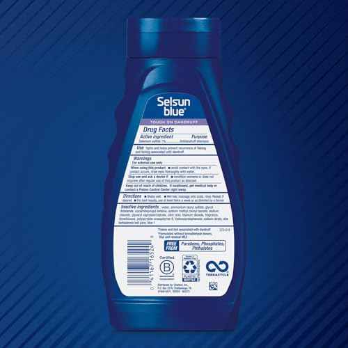 Selsun Blue 2-in-1 Antidandruff Shampoo & Conditioner, Maximum Strength 2-in-1 Treatment With Selenium Sulfide, 11 fl. oz.