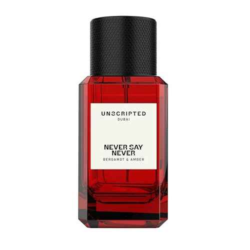 Unscripted. Never Say Never - Bold, Long-Lasting Perfume For Men And Women - Floral-Fruity Women Perfume with Notes of Amber and Citrus - 3.4 oz