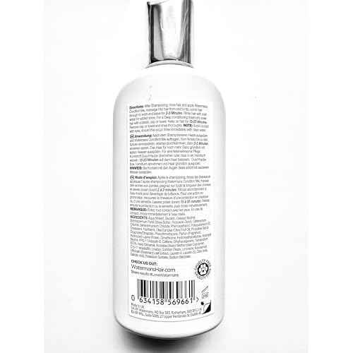 Watermans Hair Growth & Repair Conditioner, Boosts Hair Growth & Improves Density, Biotin & Niacinamide Infused for Thicker, Healthier Hair, Deep Hydration, Anti-Frizz & Breakage Defense, Sulfate-Free