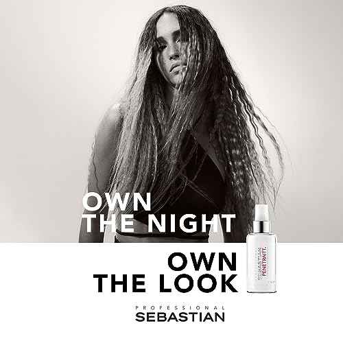 Sebastian Professional Penetraitt Overnight Repair Serum with Hyaluronic Acid & Niacinamide | Moisturizing Leave-in Treatment for Dry, Damaged Hair | 3.2 fl oz