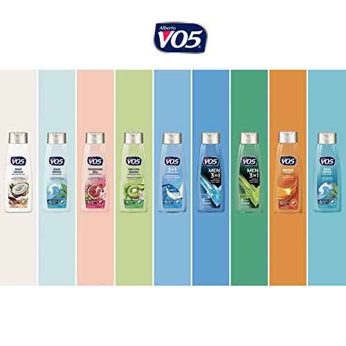 Alberto VO5 Mens 3-IN-1 Shampoo Conditioner and Body Wash - 12.5 Oz - Fresh Energy - 5 Essential Vitamins to Help Nourish and Hydrate Your Hair and Skin- Vitamin A, H, C, B5 and B3, multi (11304)