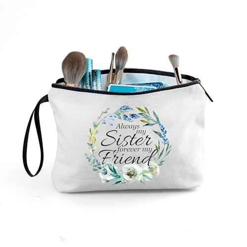 Sisters Gifts,Gift for Sisters from Sister,Gifts for Your Sister,Women Makeup Bag,Gifts for Sister Adult,Gifts for Little Sister,Funny Gifts for Sister,Big Sister Gift,Sister Birthday Gift