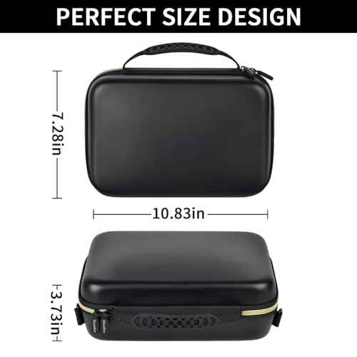 Barber Case for Hair Clippers Cutting Supplies, Trimmer Accessories Organizer for Wahl/ for Ufree/ for Andis Men Women Razor Grooming Kits, for Oneisal Dog Shaver- Washable Oilproof Travel Bag Only