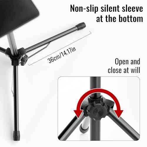 Wormhole Tattoo Arm Rest, Tattoo Chair for client, Tattoo Armrest Stand Tripod, 180¡Æ Rotation Adjustable Height and Tilt, Thicken Soft Sponge Pad 8.66*6.69*1.46in, Foldable Arm Rest for Tattoo Studio
