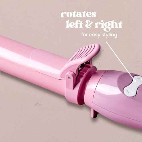 Beachwaver B1 Rotating Curling Iron - Automatic 1 Inch Ceramic - Easy-to-Use Spinning Wand for Long-Lasting Waves - Auto-Shut Off and Dual Voltage (BW160)