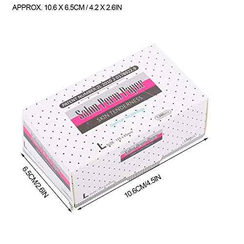 Breathable Permanent Hair Perming Kit - Perming Solution with Mesh Papers for Home Hair Perms