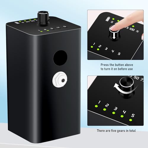 Tattoo Needle Cleaner Ink Washer,Automatic Sensing,Tattoo Needle Cleaning Machine,Rinse Tattoo Cartridge Needle Ink,Tattoo Supplies,Suitable for Tattoo Beginners and Artists (BLACK)