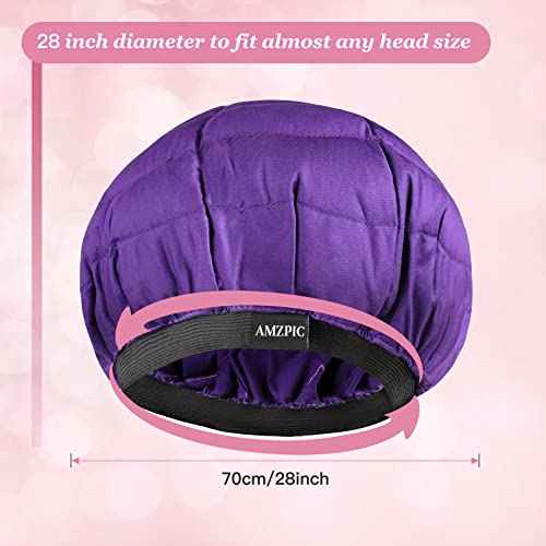 Cordless Deep Conditioning Heat Cap - Safe, Microwavable Heat Cap for Steaming, Heat Therapy for Hair, Flaxseed Seed Interior for Maximum Heat Retention (Second Generation)
