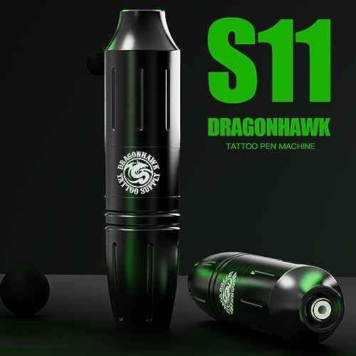 Dragonhawk Tattoo Gun Kit Wireless Tattoo Machine Beginner Tattoo Kit Complete Tattoo Pen Kit Pro Cartridges Tattoo Supplies W085D
