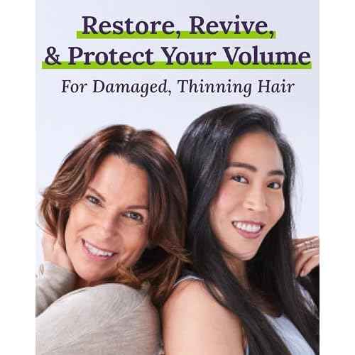 Keranique Damage Control Set for Thinning Hair - Shampoo & Conditioner for Damaged Hair, Follicle Booster Serum, Lift & Repair Spray - Keratin Enriched Repair Products for Dry, Thin Hair - Travel Size