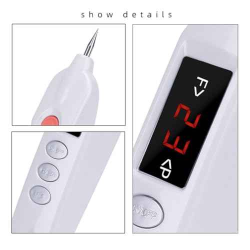Rechargeable Micro Plexr Energy Arc Acne Treatment Gun Kit for Enhanced Absorption, Elasticity, Eyelids Lifting, Skin Tightening, Face Toning, Wrinkle Puffiness Reduction, Pore Care