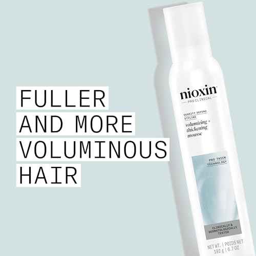 Nioxin Density Defend Styling Mousse | Volumizing + Thickening Support | 6.7 Fl oz.