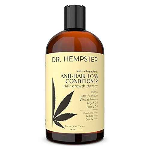Women's and Men's Hair Growth Conditioner - Biotin and Hemp Anti Hair Loss Treatment for Thinning Hair - Natural and Organic Thickening and Volumizing Ingredients - No Parabens or Sulphates