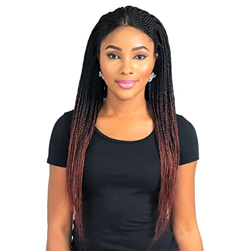 Cornrow Fulani Braid Wig - Ombre Color 1/35-22 inches