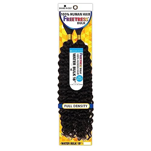 FreeTress Human Hair Braids - Water Bulk 18" (Color:2 DARK BROWN)