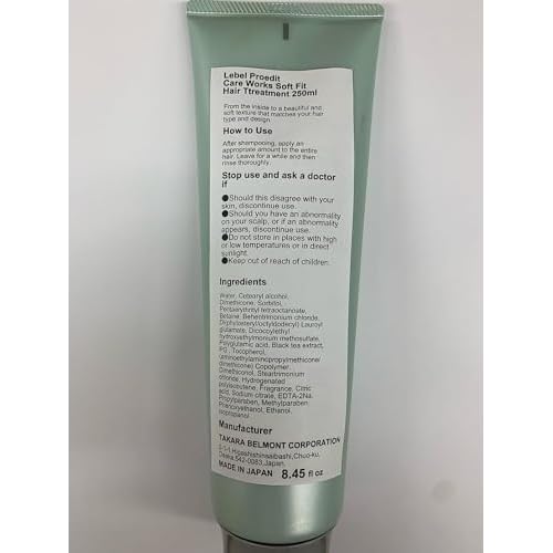 Lebel Proedit Care Works Hair Shampoo 300ml & Hair Ttreatment 250ml Set - Soft Fit