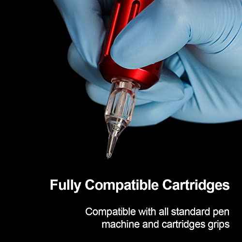 Tattoo Cartridge Needles - Beoncall 40Pcs Disposable Tattoo Cartridge Needles Round Liner Magnum Assorted 1203RL 1205RL 1207M1 1209M1 for Tattoo Machine Gun Tattoo Supply¡¦