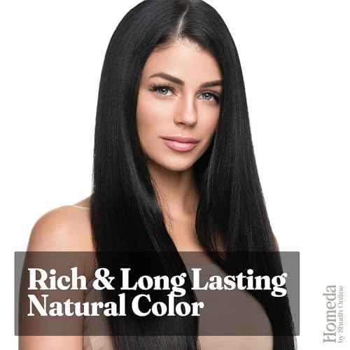 Indigo Powder Organic and Black Henna Powder for Hair Combo (7oz - 3.5oz each) - Natural Henna Indigo For Hair Dye - Black Hair Color (200g)