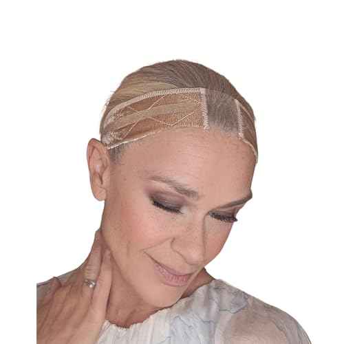 LIT UNICORNS Velvet Grip Wig Band | Silicone and Lace | For All Hair Lenghts | Adjustable for Lace Front Wigs (Beige)