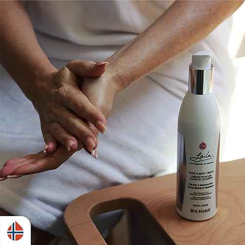 Geir Ness Laila Hand & Body Cream - Skin Moisturizing and Nourishing Formula for Soft and Smooth Hands - Vitamin A & E, Aloe Vera and Honey Extract