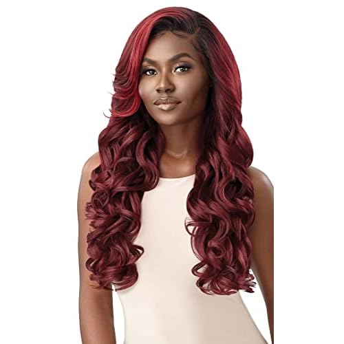 Outre Perfect Hairline Synthetic 13X6 HD Lace Front Wig - ETIENNE (Color:DRFF4/BTDTST)
