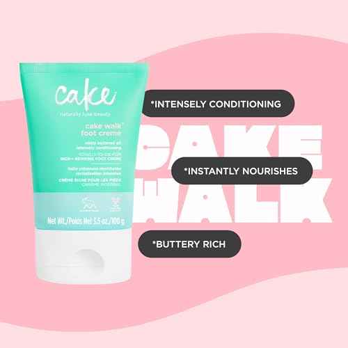 Cake Beauty Walk Triplemint Foot Cr?me, 3.5 Fluid Ounce