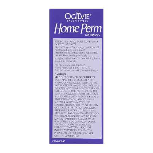 Ogilvie Salon Styles Home Perm The Original - For Color Treated, Thin, or Delicate Hair - 4 pc
