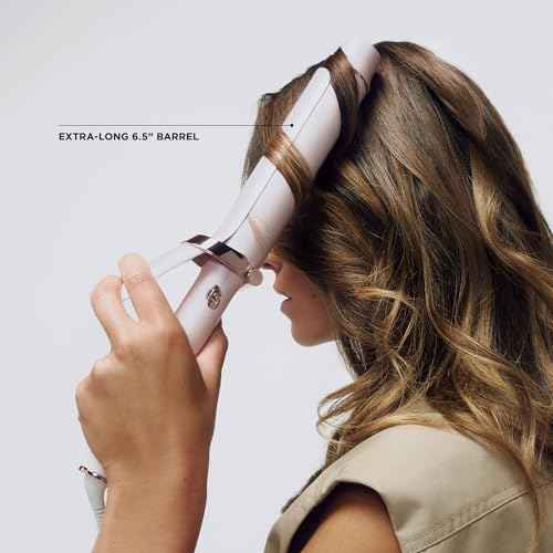T3 SinglePass Curl X Extra-Long Barrel 1", 1.25", 1.5" Curling Iron with 9 Heat Settings and Ceramic Barrel for Fast Styling and Lasting Results on All Hair Types