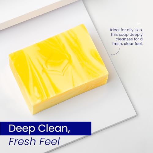 Relumins Authentic Professional Clear Soap with Calamansi & Salicylic Acid ? Holidays Deep Cleansing & Exfoliating Bar for Smooth, Refined, and Balanced Skin ? 135g x 10 Bars