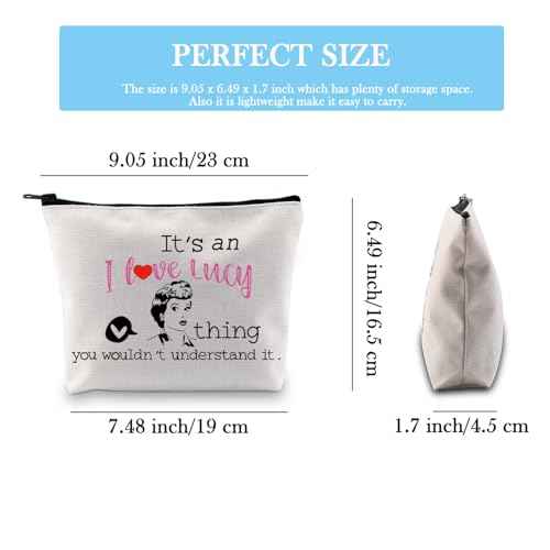 GJTIM TV Show Inspired Gift It¡¯s A Thing You Wouldn¡¯t Understand It Zipper Pouch Makeup Bag for Fans (L thing bag)