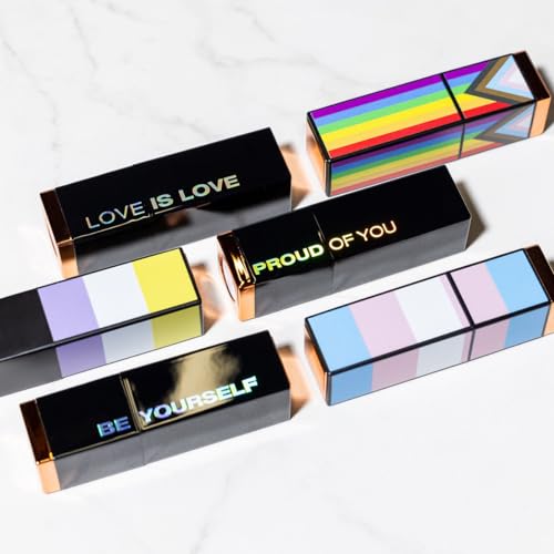 Kandi Koated Proud of You Pride Lipstick Collection - Special Edition Commemorative Set | Creamy Lipstick Set | Rich Color, Paraben-Free, Cruelty-Free Formula | Beauty & Makeup